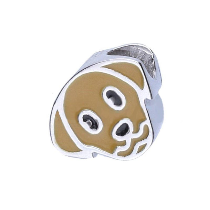 Srebrna zawieszka 925 PIESEK EMALIOWANY 2,22g Srebrna zawieszka 925 PIESEK EMALIOWANY 2,22g