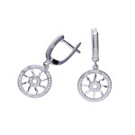 Srebrne kolczyki 925 eleganckie z cyrkoniami 4,25g