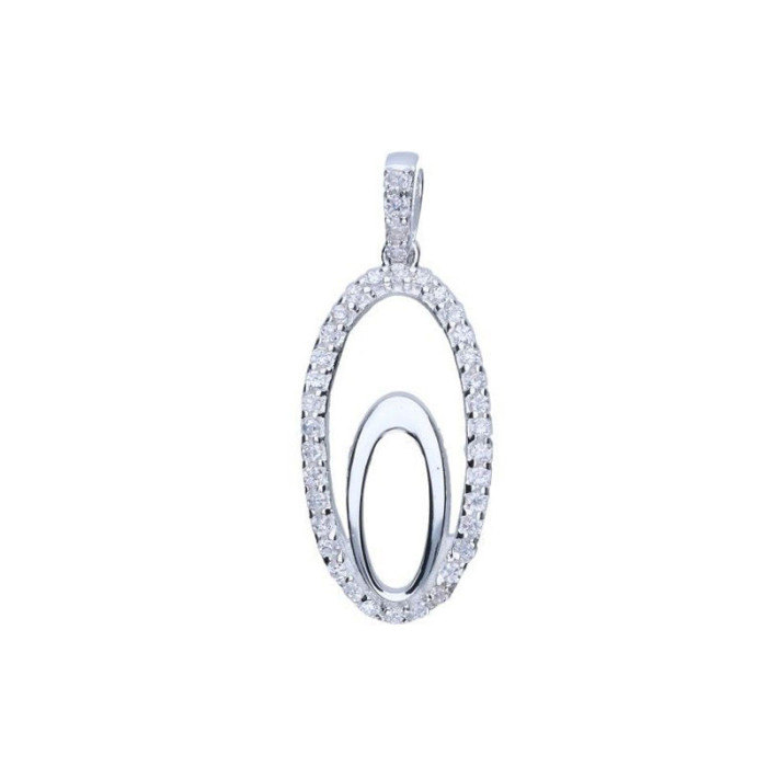 Srebrna zawieszka 925 elegancka z cyrkoniami 2,10g Srebrna zawieszka 925 elegancka z cyrkoniami 2,10g