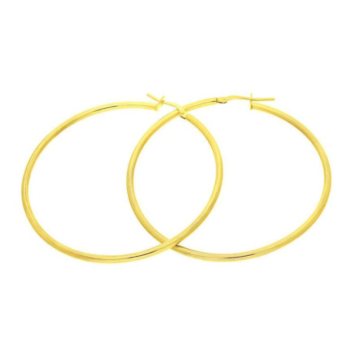 Srebrne złocone kolczyki 925 GŁADKIE KÓŁECZKA 5,90g Srebrne złocone kolczyki 925 GŁADKIE KÓŁECZKA 5,90g