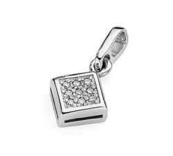 złoty wisiorek diamenty