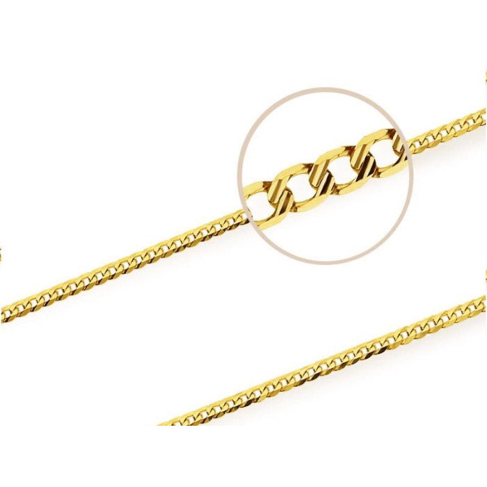 Złoty łańcuszek 585 SPLOT PANCERKA 42 CM 2,34g Złoty łańcuszek 585 SPLOT PANCERKA 42 CM 2,34g