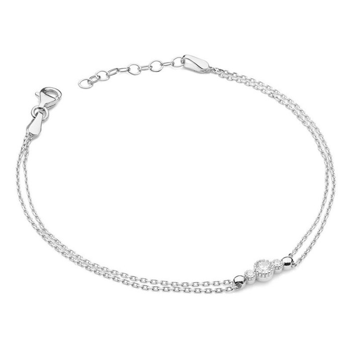 Złota bransoletka 585 białe złoto diamenty Złota bransoletka 585 białe złoto diamenty