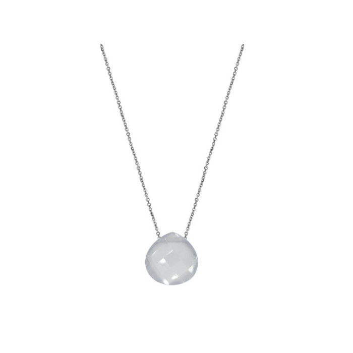 Srebrny naszyjnik 925 kamień Chalcedon Srebrny naszyjnik 925 kamień Chalcedon