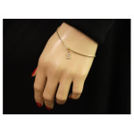 Złota przywieszka 585 charms literka S 0,5g