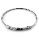 Srebrna bransoletka 925 sztywna bangle 5,39 g
