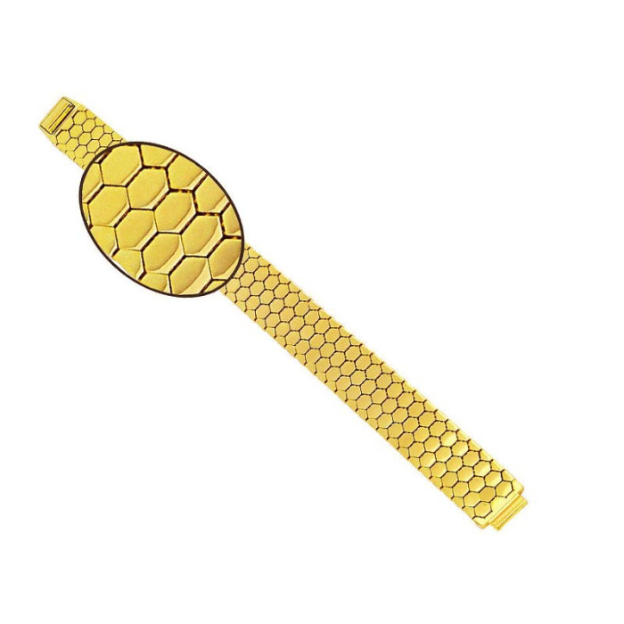 Złota bransoletka 375 TAŚMA PLASTRY MIODU 18CM 13,73g Złota bransoletka 375 TAŚMA PLASTRY MIODU 18CM 13,73g