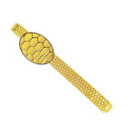 Złota bransoletka 375 TAŚMA PLASTRY MIODU 18CM 13,73g