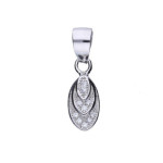 Srebrna zawieszka 925 ELEGANCKA Z CYRKONIAMI 0,94g