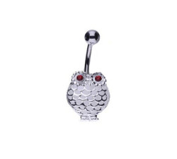 srebrne kolczyki piercing gładkie