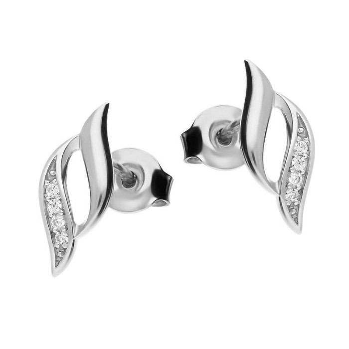 Srebrne kolczyki 925 ELEGANCKIE Z CYRKONIAMI 1,15g Srebrne kolczyki 925 ELEGANCKIE Z CYRKONIAMI 1,15g