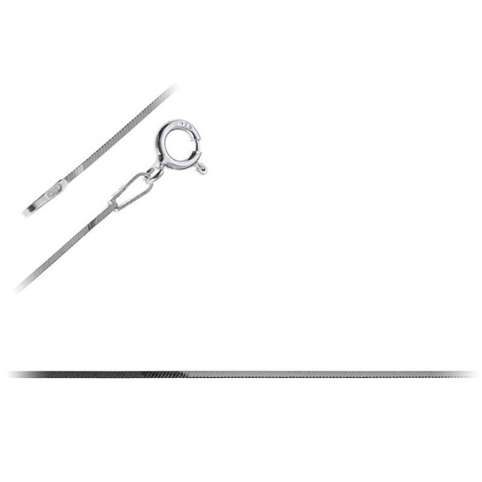 Srebrny łańcuszek 925 linka czterokątna 55 cm Srebrny łańcuszek 925 linka czterokątna 55 cm
