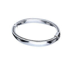 Srebrna bransoletka 925 bangle gładkie 13,78g