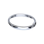 Srebrna bransoletka 925 bangle gładkie 13,78g