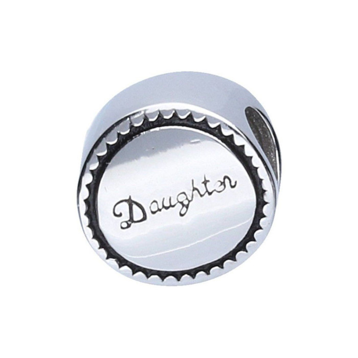 Srebrna zawieszka 925 z napisem daughter 2,23g