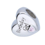 Srebrna zawieszka 925 bead serce 2,36g