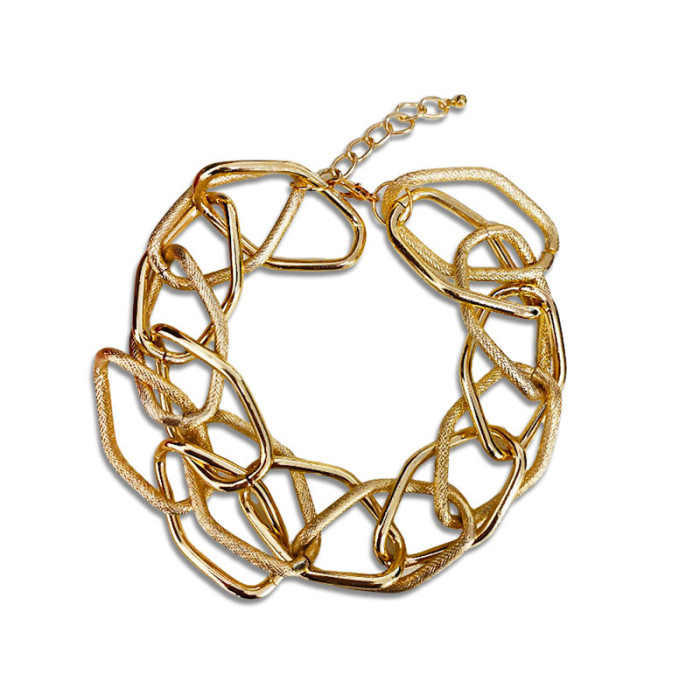 Naszyjnik choker z dużych ogniw łańcuch Naszyjnik choker z dużych ogniw łańcuch