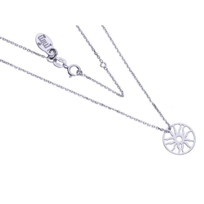 Srebrny naszyjnik 925 azteckie słońce 1,64g s Srebrny naszyjnik 925 azteckie słońce 1,64g s