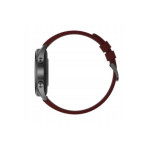 Zegarek Smartwatch czerwony silikonowy pasek z czarną kopertą