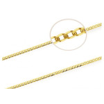 Złoty łańcuszek 375 SPLOT PANCERKA 45 CM 2,12g