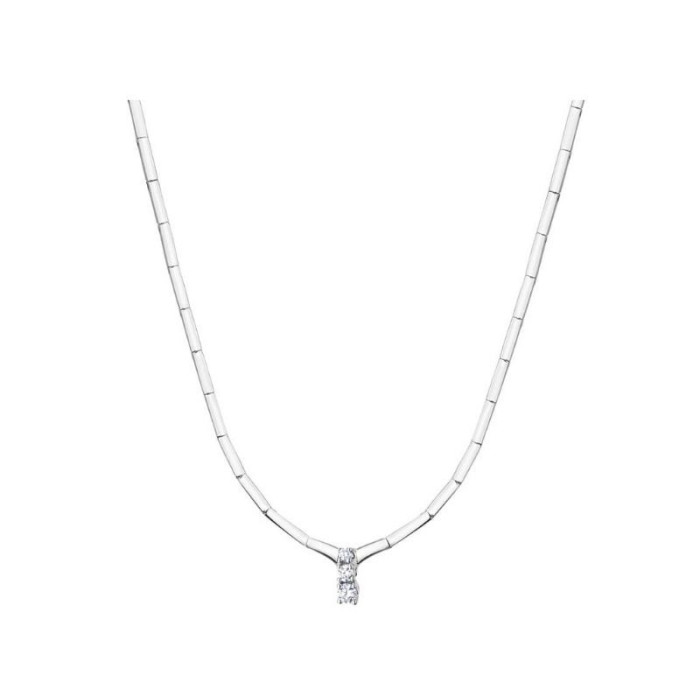 Złoty naszyjnik 585 białe złoto diamenty 11,30 g Złoty naszyjnik 585 białe złoto diamenty 11,30 g