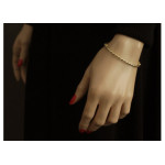 Srebrna bransoletka 925 wąska bangle 6,56 g