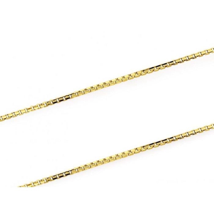 Złoty łańcuszek 375 SPLOT KOSTKA 38 CM 1,27g Złoty łańcuszek 375 SPLOT KOSTKA 38 CM 1,27g