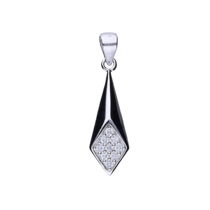 Srebrna zawieszka 925 ELEGANCKA Z CYRKONIAMI 1,54g Srebrna zawieszka 925 ELEGANCKA Z CYRKONIAMI 1,54g