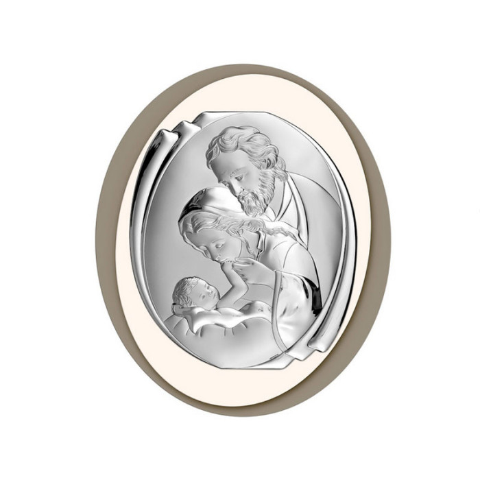 SREBRNY OBRAZ 925 PREZENT ŚW RODZINA RAMA OWAL 17x14,2 SREBRNY OBRAZ 925 PREZENT ŚW RODZINA RAMA OWAL 17x14,2