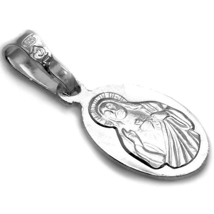 SREBRNY MEDALIK 925 OBUSTRONNA ZAWIESZKA 1,13 G SREBRNY MEDALIK 925 OBUSTRONNA ZAWIESZKA 1,13 G