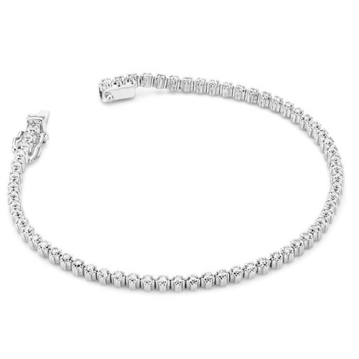 Złota bransoletka 585 z diamentów 9,50 g Złota bransoletka 585 z diamentów 9,50 g