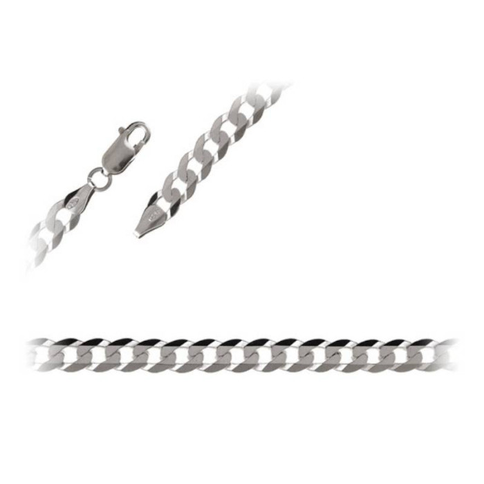 Srebrna bransoletka 925 łańcuszek pancerka 19 cm Srebrna bransoletka 925 łańcuszek pancerka 19 cm