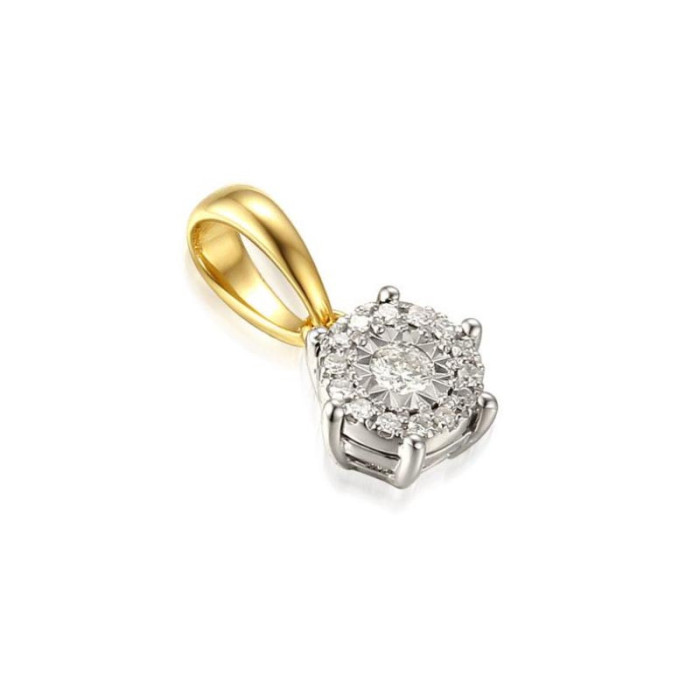 Złota przywieszka 585 ELEGANCKA Z DIAMENTAM 0,83g Złota przywieszka 585 ELEGANCKA Z DIAMENTAM 0,83g