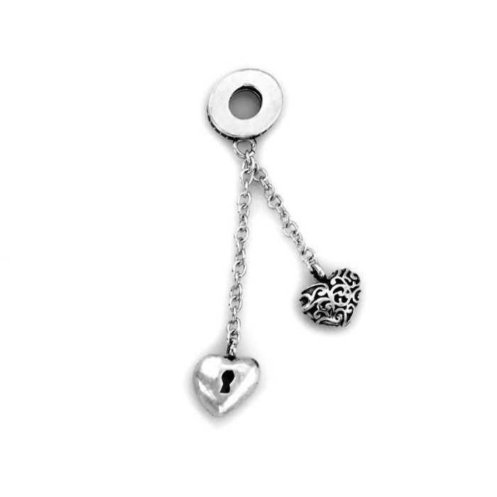 Srebrny Charms 925 zawieszka serduszka 5,05g Srebrny Charms 925 zawieszka serduszka 5,05g